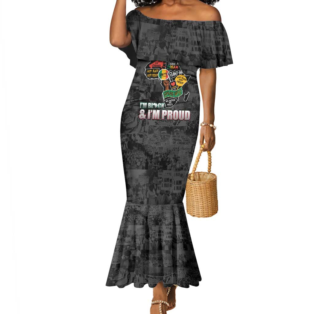 I'm Black and I'm Proud - Personalized African Mermaid Dress