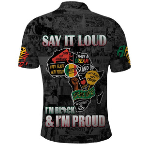 I'm Black and I'm Proud - Personalized African Polo Shirt