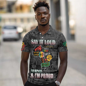 I'm Black and I'm Proud - Personalized African Polo Shirt