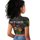 I'm Black and I'm Proud - Personalized African Raglan Cropped T shirt