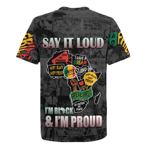 I'm Black and I'm Proud - Personalized African Rugby Jersey