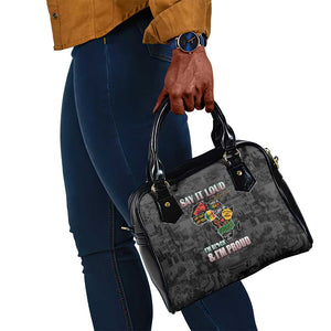 I'm Black and I'm Proud - Personalized African Shoulder Handbag