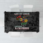 I'm Black and I'm Proud - Personalized African Tablecloth