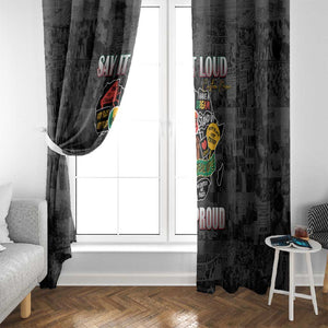 I'm Black and I'm Proud - Personalized African Window Curtain