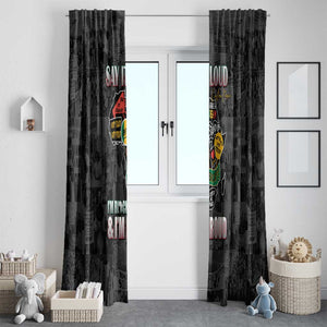 I'm Black and I'm Proud - Personalized African Window Curtain