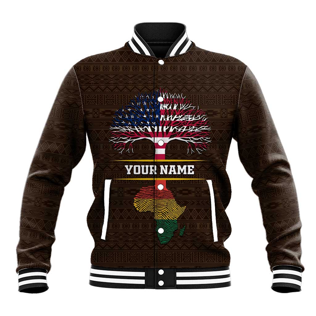 African Roots Design - Custom Personalized Baseball Jacket