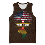 African Roots Design - Custom Personalized Basketball Jersey DT02