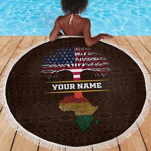 African Roots Design - Custom Personalized Beach Blanket