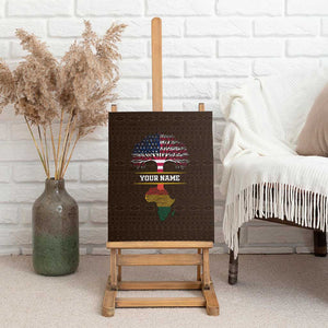 African Roots Design - Custom Personalized Canvas Wall Art