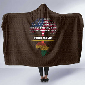 African Roots Design - Custom Personalized Hooded Blanket