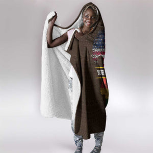 African Roots Design - Custom Personalized Hooded Blanket