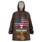 African Roots Design - Custom Personalized Kid Wearable Blanket Hoodie