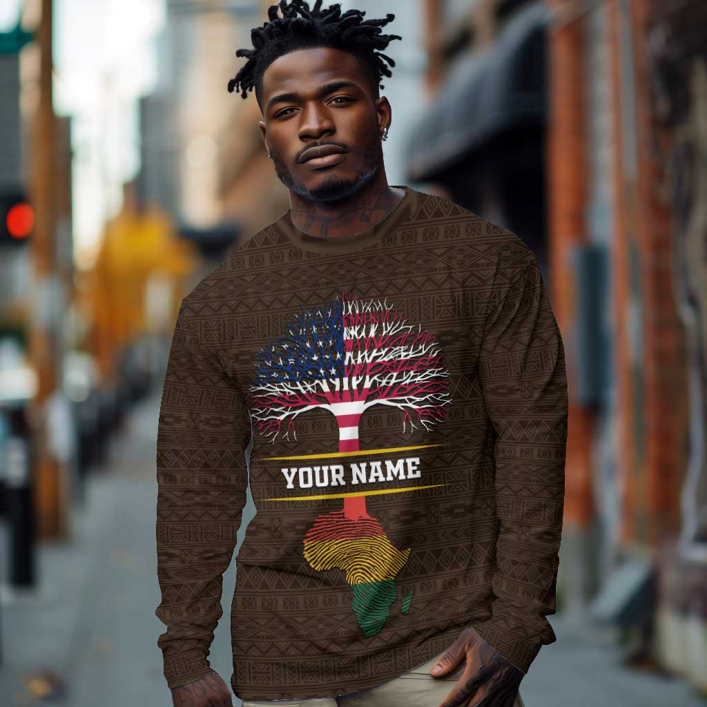 African Roots Design - Custom Personalized Long Sleeve Shirt