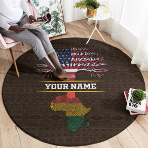 African Roots Design - Custom Personalized Round Carpet