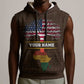 African Roots Design - Custom Personalized Sleeveless Hoodie - African Pride