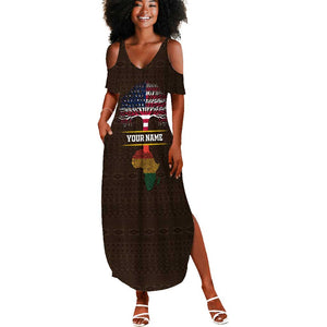 African Roots Design - Custom Personalized Summer Maxi Dress