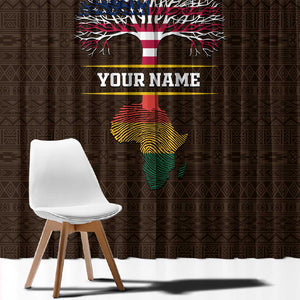 African Roots Design - Custom Personalized Window Curtain