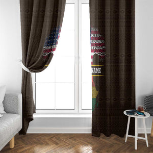 African Roots Design - Custom Personalized Window Curtain