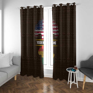 African Roots Design - Custom Personalized Window Curtain