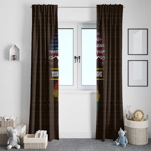 African Roots Design - Custom Personalized Window Curtain