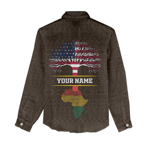 African Roots Design - Custom Personalized Women Casual Shirt