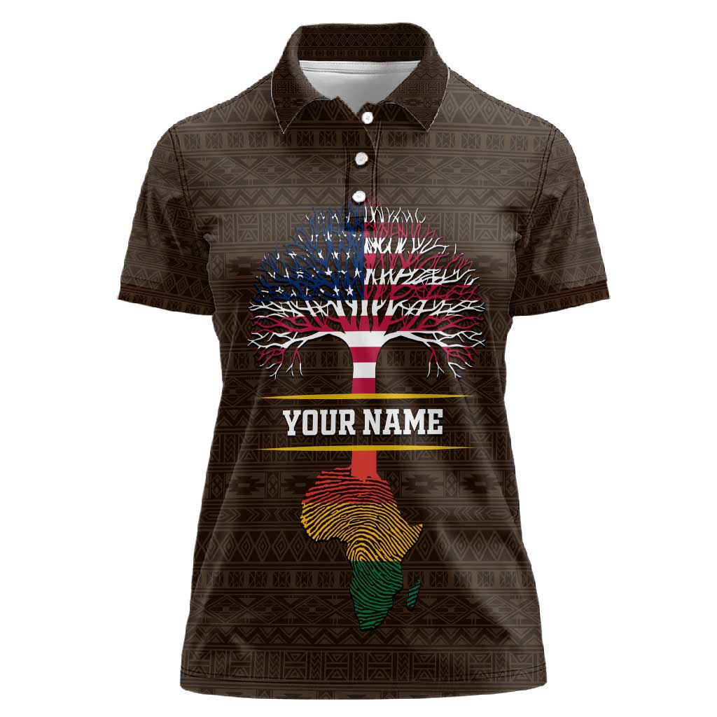 African Roots Design - Custom Personalized Women Polo Shirt