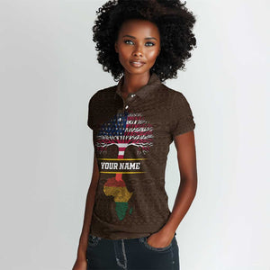 African Roots Design - Custom Personalized Women Polo Shirt