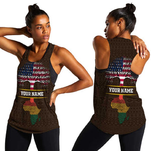 African Roots Design - Custom Personalized Women Racerback Tank