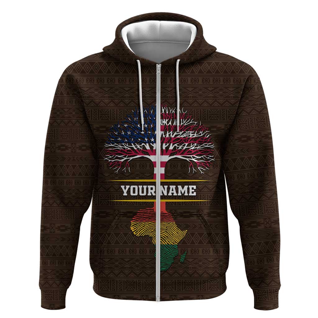 African Roots Design - Custom Personalized Zip Hoodie