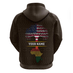 African Roots Design - Custom Personalized Zip Hoodie