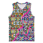 African Ndebele Pattern Basketball Jersey DT02