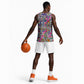 African Ndebele Pattern Basketball Jersey DT02