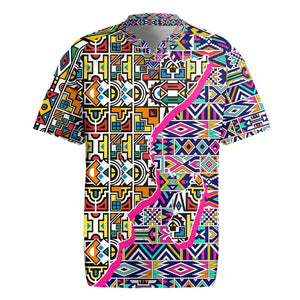 African Ndebele Pattern Rugby Jersey