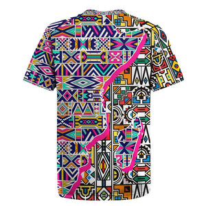 African Ndebele Pattern Rugby Jersey