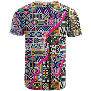 African Ndebele Pattern T shirt