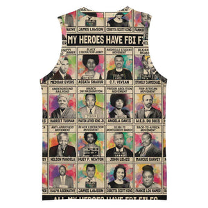 All My Heroes Have FBI Files Basketball Jersey Civil Rights Leaders DT02