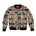 All My Heroes Have FBI Files Bomber Jacket Civil Rights Leaders