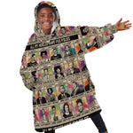 All My Heroes Have FBI Files KId Wearable Blanket Hoodie Civil Rights Leaders