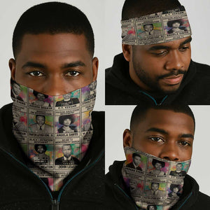 All My Heroes Have FBI Files Neck Gaiter Civil Rights Leaders DT02
