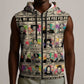 All My Heroes Have FBI Files Sleeveless Zip Hoodie Civil Rights Leaders - African Pride
