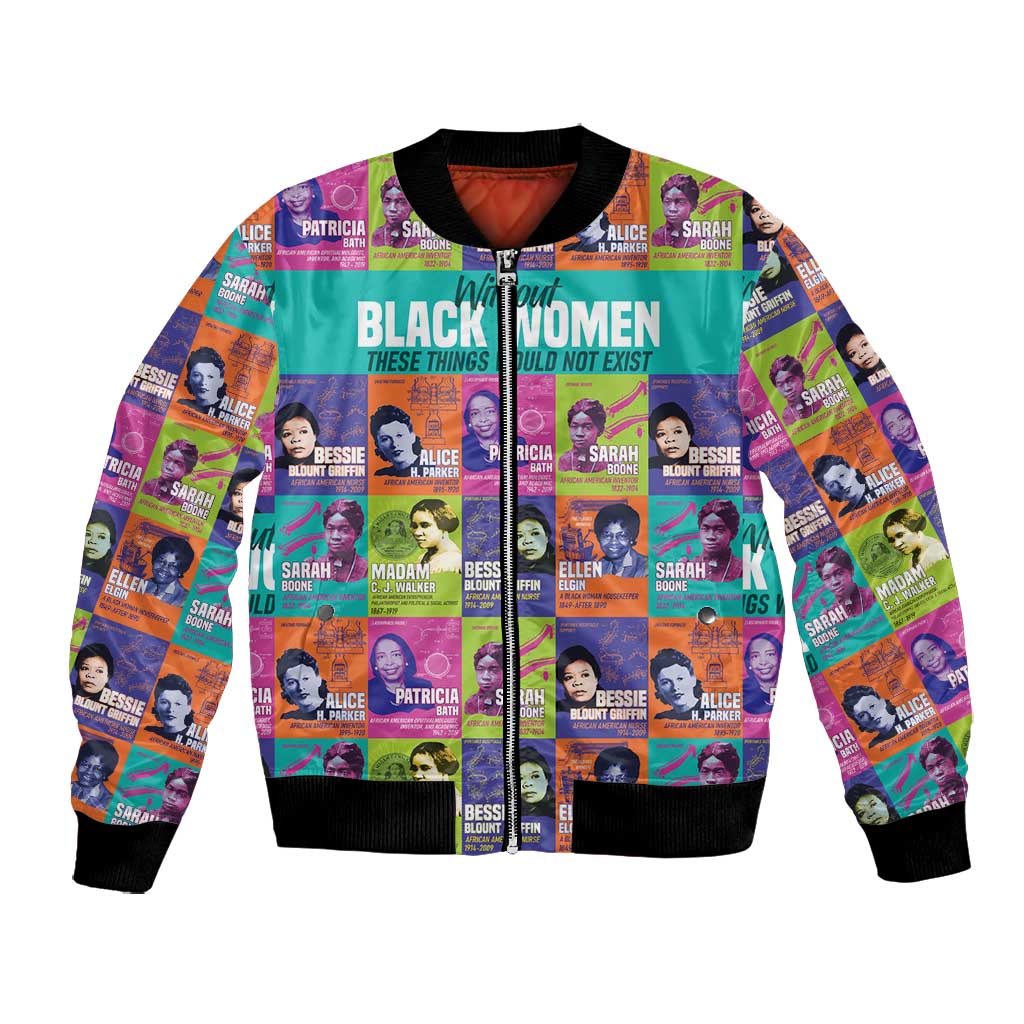 African Women Inventors Bomber Jacket Without Black Women These Things Would Not Exist