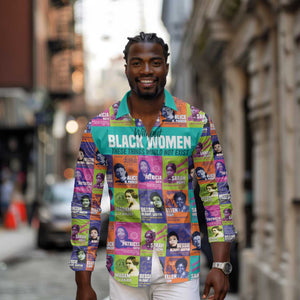 African Women Inventors Long Sleeve Button Shirt Without Black Women These Things Would Not Exist