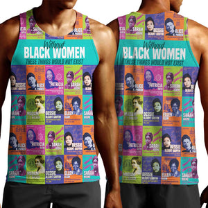 African Women Inventors Men Tank Top Without Black Women These Things Would Not Exist