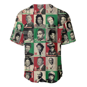 A To Z Of Black Heroes Baseball Jersey Civil Rights Leaders