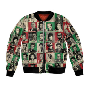 A To Z Of Black Heroes Bomber Jacket Civil Rights Leaders