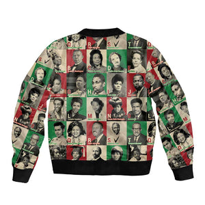 A To Z Of Black Heroes Bomber Jacket Civil Rights Leaders