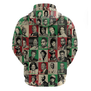 A To Z Of Black Heroes Hoodie Civil Rights Leaders