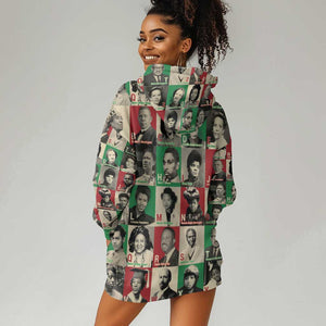 A To Z Of Black Heroes Hoodie Dress Civil Rights Leaders