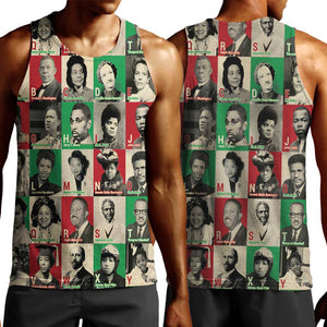 A To Z Of Black Heroes Men Tank Top Civil Rights Leaders