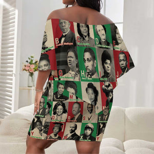 A To Z Of Black Heroes Off Shoulder Short Dress Civil Rights Leaders